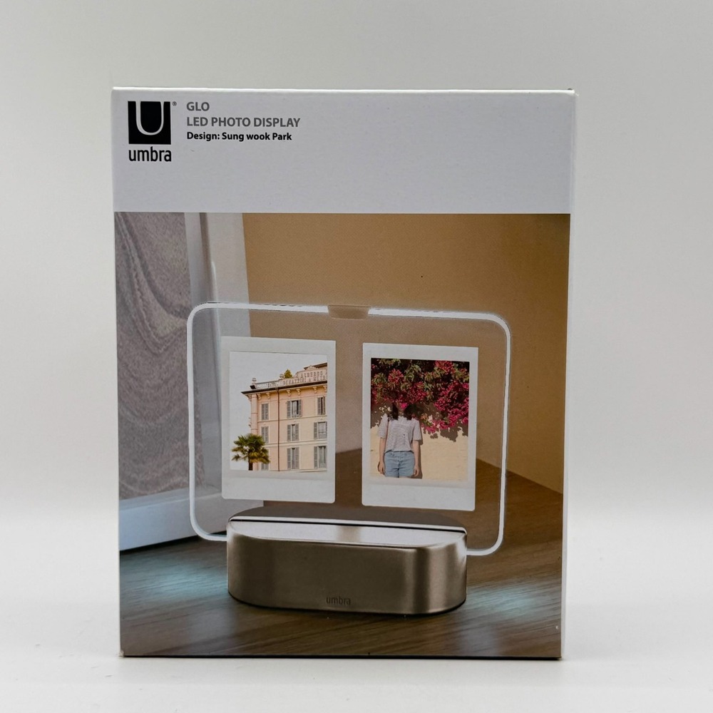 Umbra GLO LED Photo Display Lighted Picture Frame USB Battery Sung Wook Park